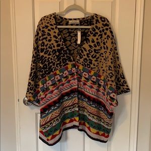 Anthropologie Aldomartins Sweater Poncho